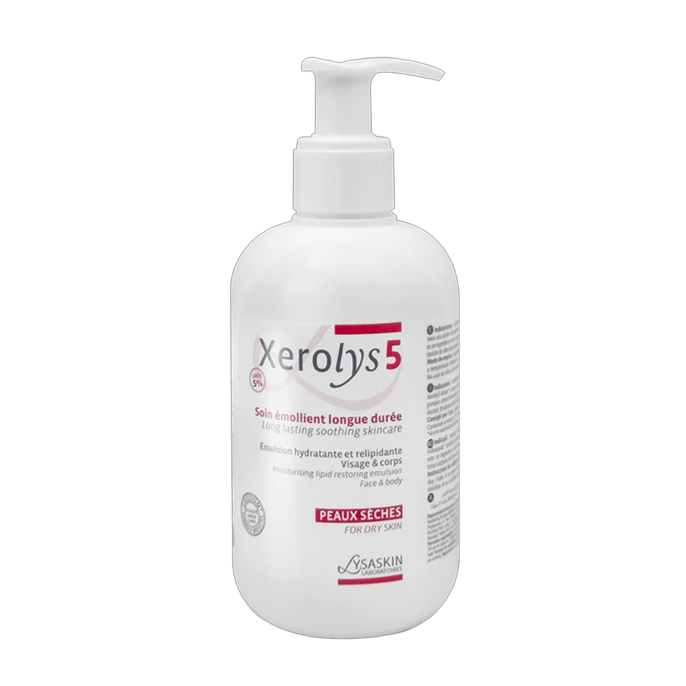 Lysaskin Xerolys 5 Emollient Emulsion For Dry Skin - 200 ml