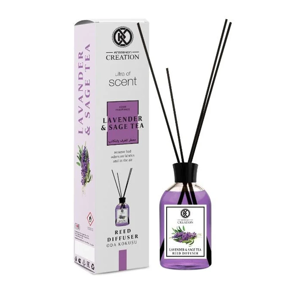 Kreasyon Creation Reed Diffuser Lavender & Sage Tea - 115 ml