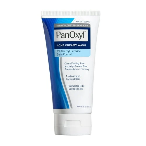 PanOxyl Acne Creamy Wash 4% Benzoyl Peroxide Daily Control - 170g