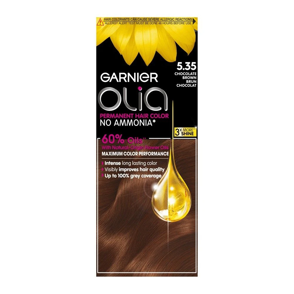 Garnier Olia No Ammonia Permanent Hair Color - Chocolate Brown