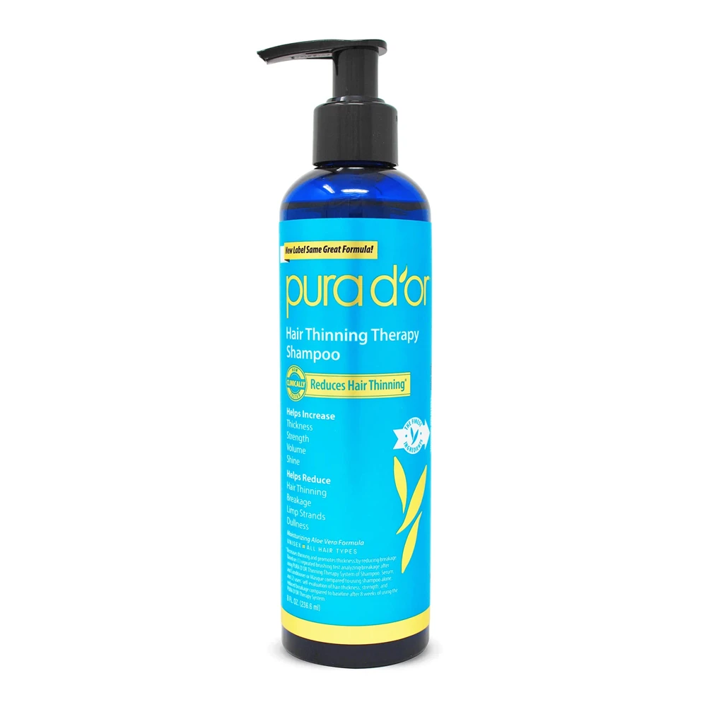 Pura d'or Hair Thinning Therapy Shampoo - 236.6ml