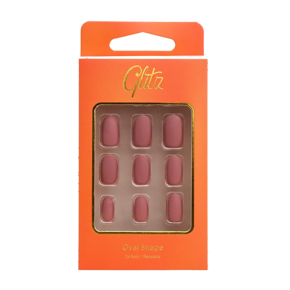 Glitz press on Nails Oval Andorra (4)