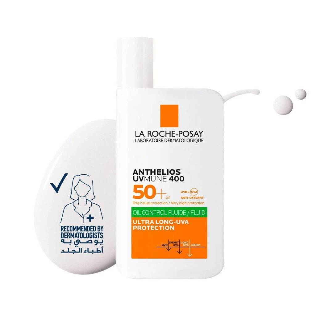 La Roche-Posay Innovation Anthelios UVMune 400 Oil Control Fluid Sunscreen SPF 50+ - 50ml