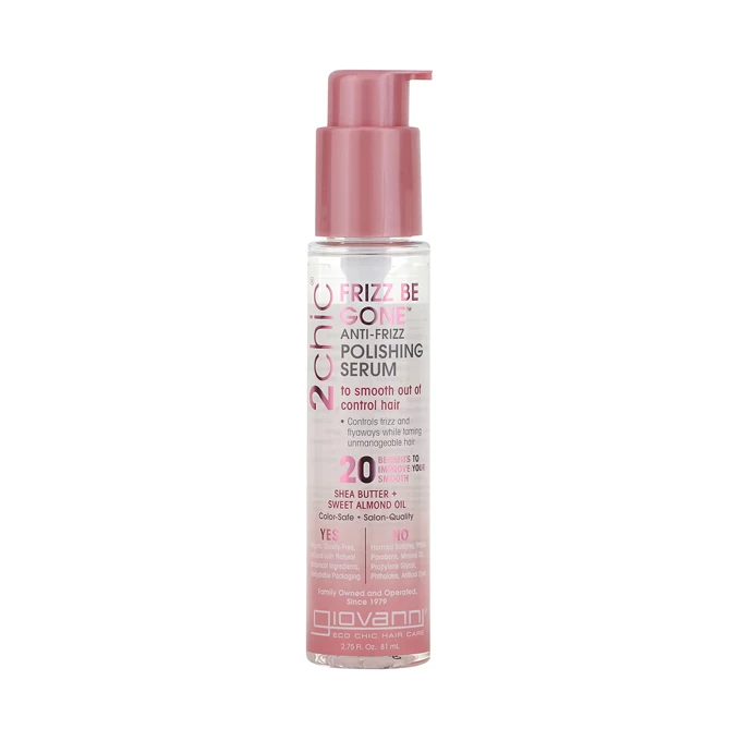 Giovanni 2Chic Frizz Be Gone Anti-Frizz Polishing Serum To Smooth Out Of Control Hair - 81ml