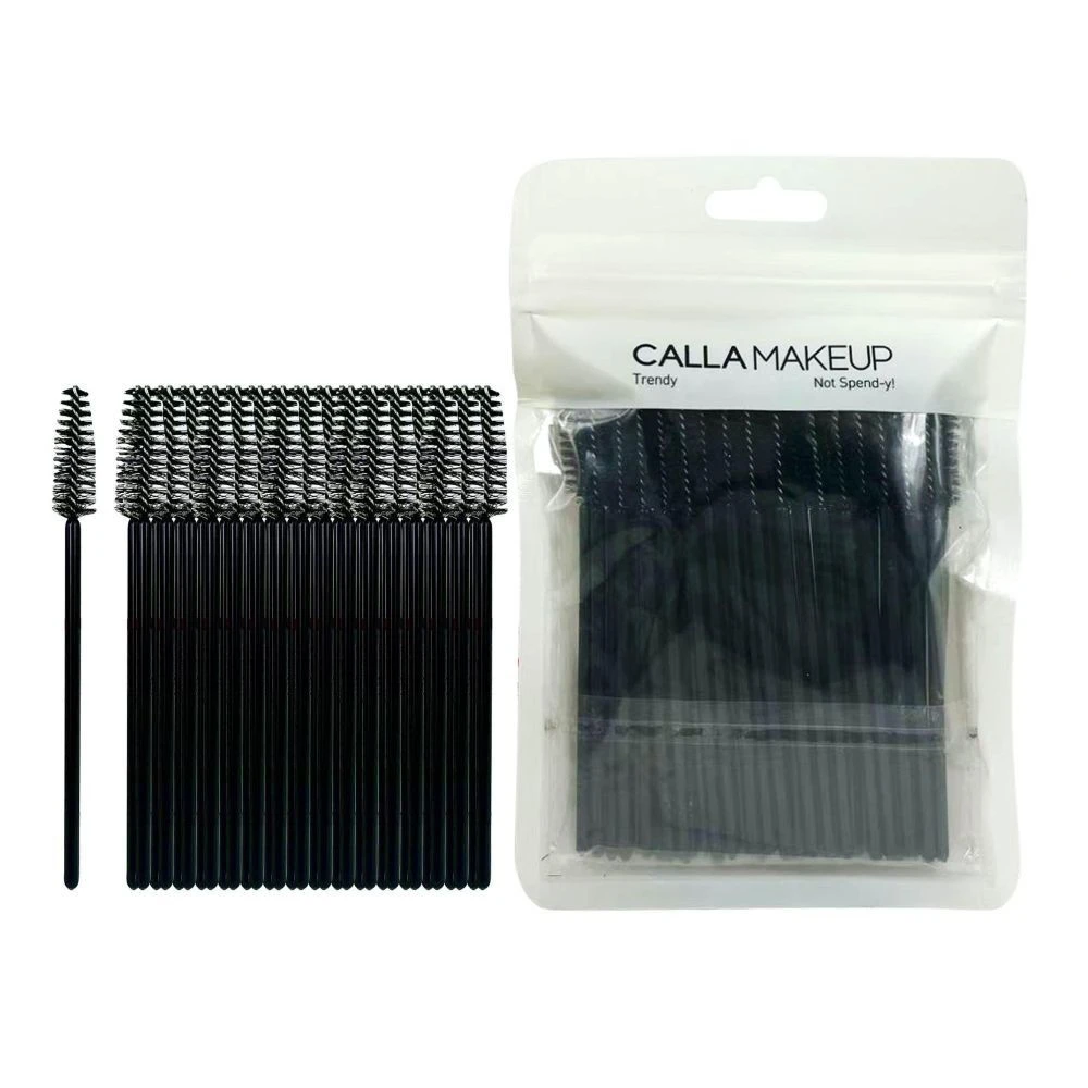 CALLA Makeup Disposable Eyebrows Spoolies - 50 Pieces