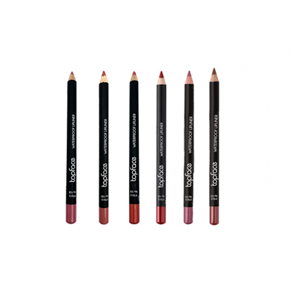 Topface Waterproof Lipliner Set - 6 Pieces