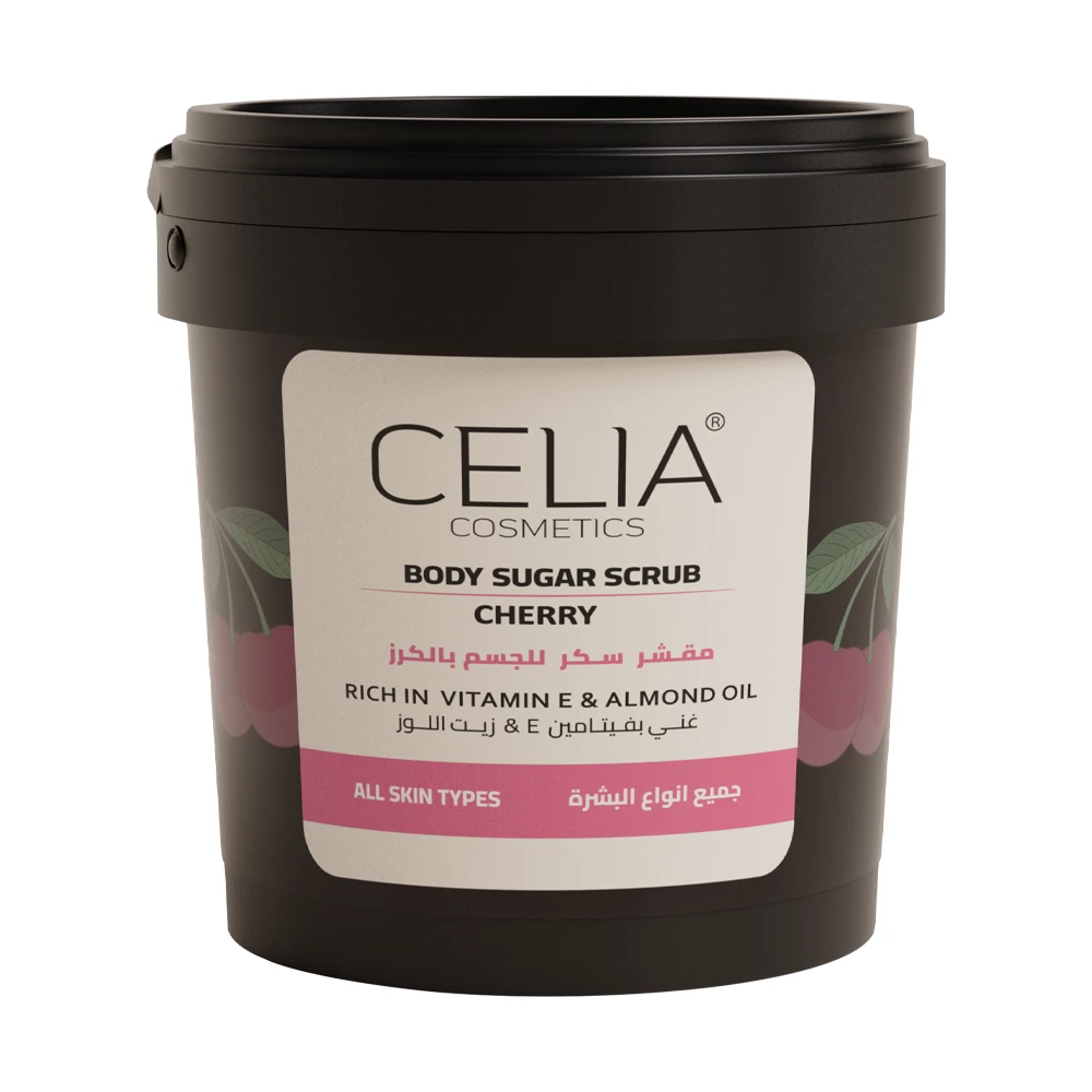 Celia Body Sugar Scrub with Cherry - 600gm