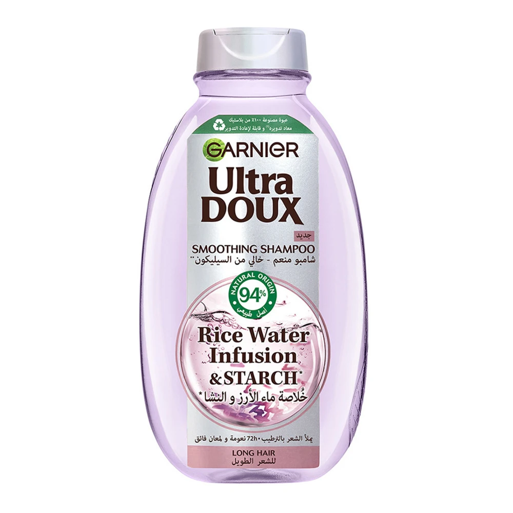 Garnier Ultra Doux Rice Water Shampoo - 600ml