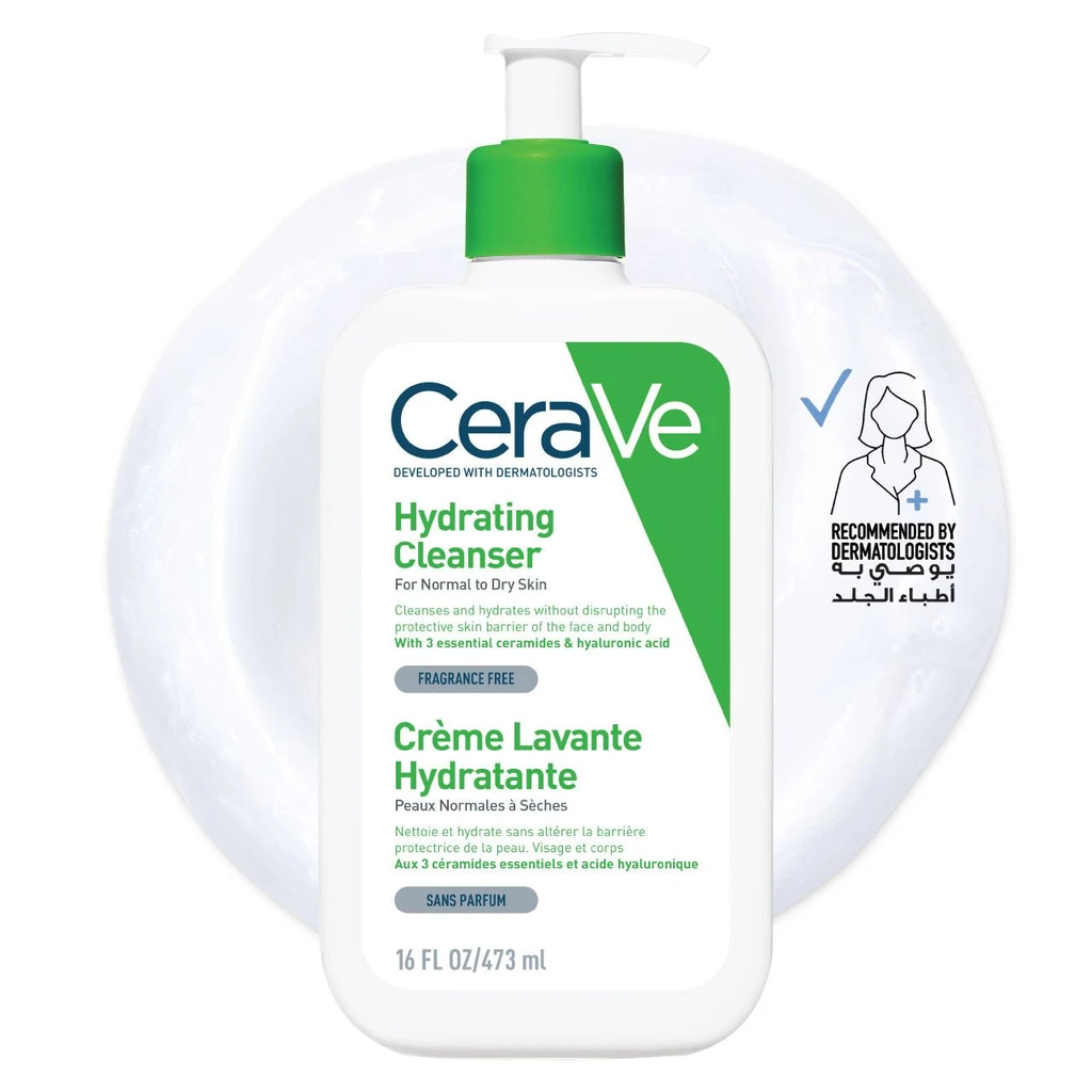 Cerave Hydrating Cleanser for Normal to Dry Skin - 473ml