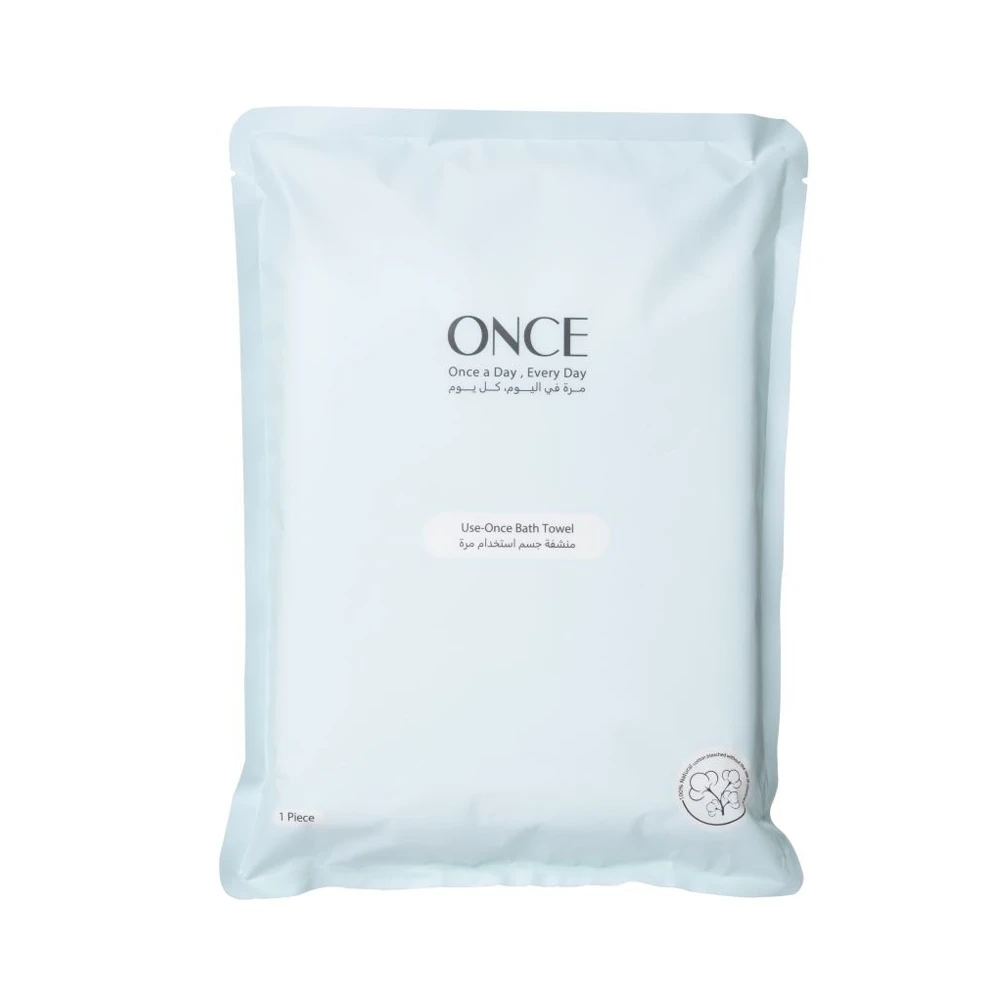 Once Disposable Bath Towel - 1 Piece