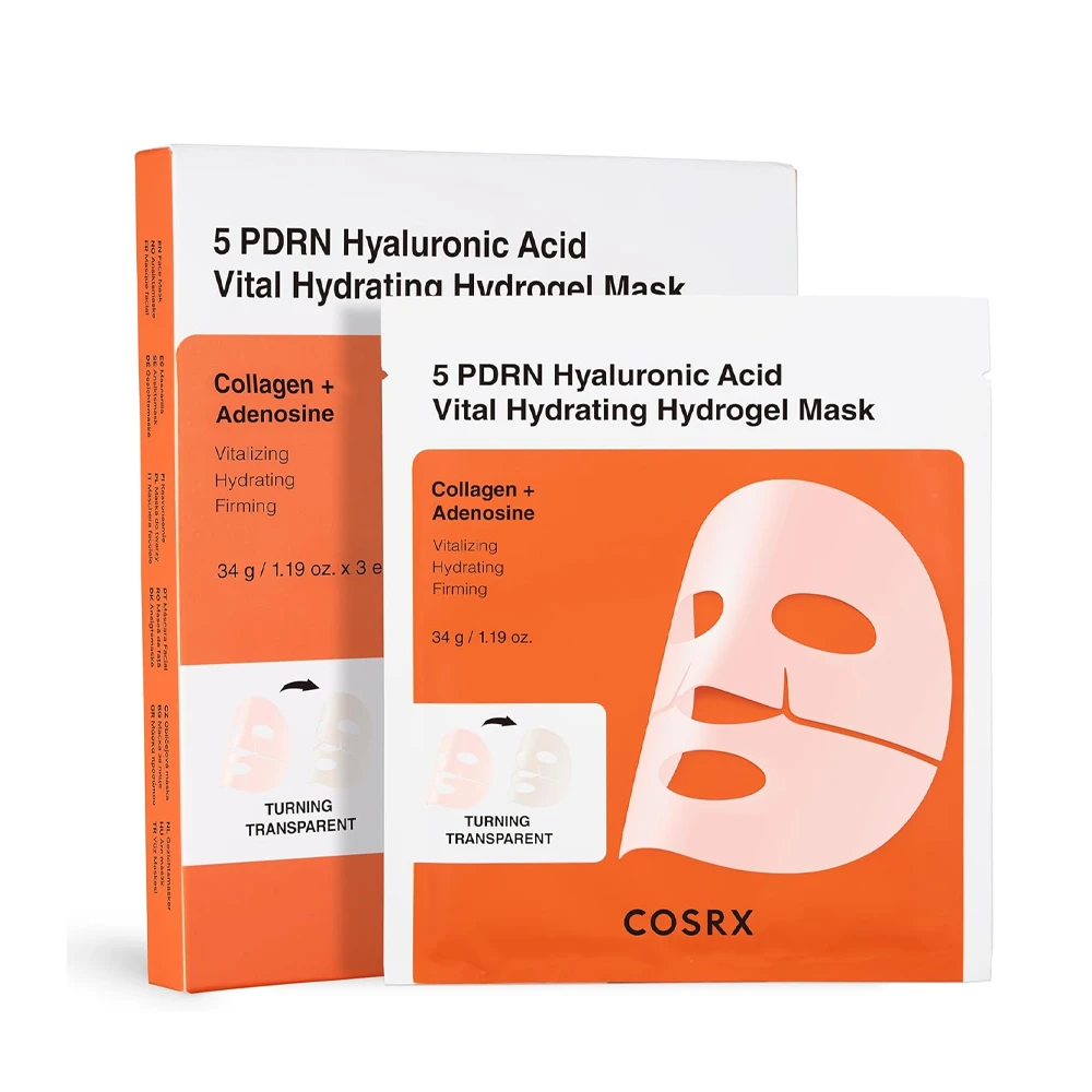 Cosrx 5 PDRN Hyaluronic Acid Vital Hydrating Hydrogel Mask - 3pieces