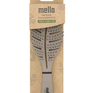 Mella Leaf Detangling Hair Brush - Beige