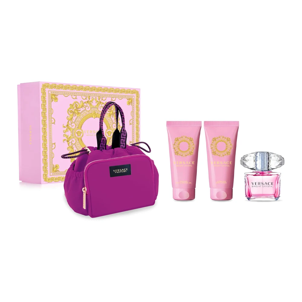 مجموعة عطر برايت كريستال للنساء من فرزاتشي - او دو تواليت - 4 قطع