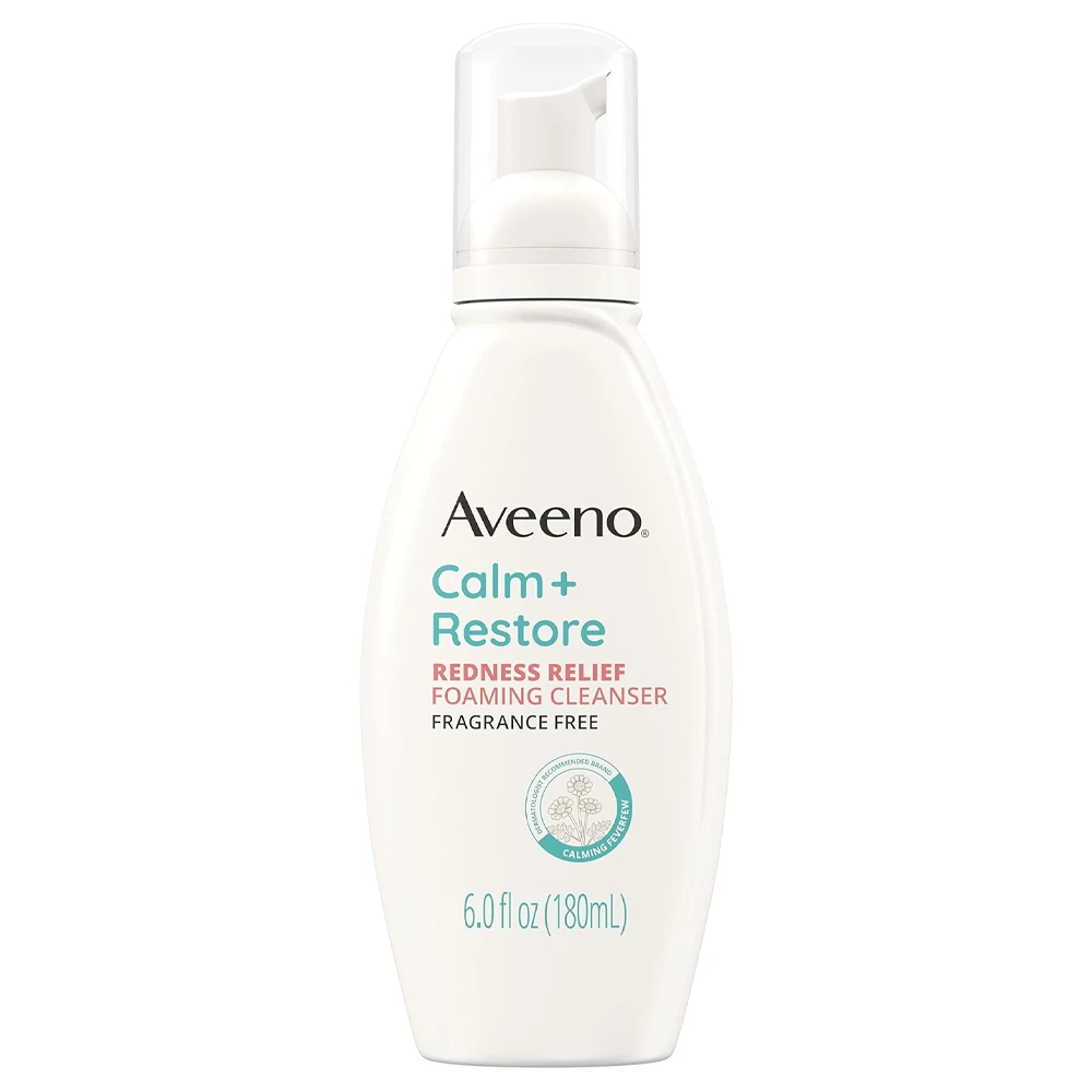 Aveeno Calm + Restore Redness Relief Foaming Cleanser - 180 ml