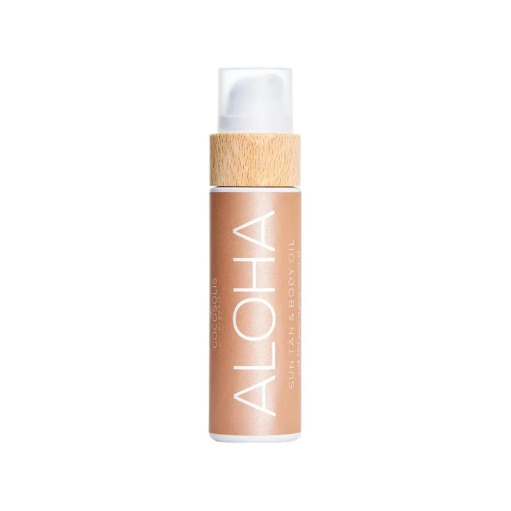Cocosolis Aloha Suntan Body Oil With 100% Pure Coconut Oil - 110 ml