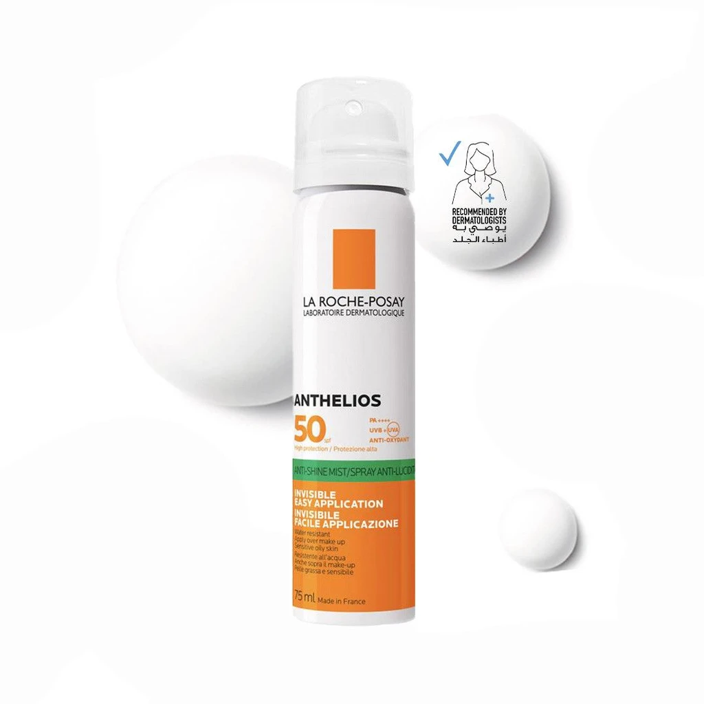 La Roche-Posay Anthelios Invisible Sunscreen Face Mist SPF50 For All Skin Types -75ml