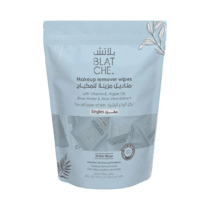 Blatche Makeup Remover Wipes - 20 Single Pieces