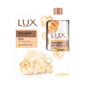 Lux Velvet Jasmine Fine Fragrance Body Wash with Loofah - 250ml