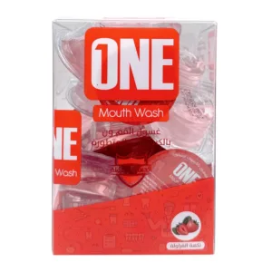 One Mouthwash Capsules in Strawberry Flavor - 20 Capsules x15ml