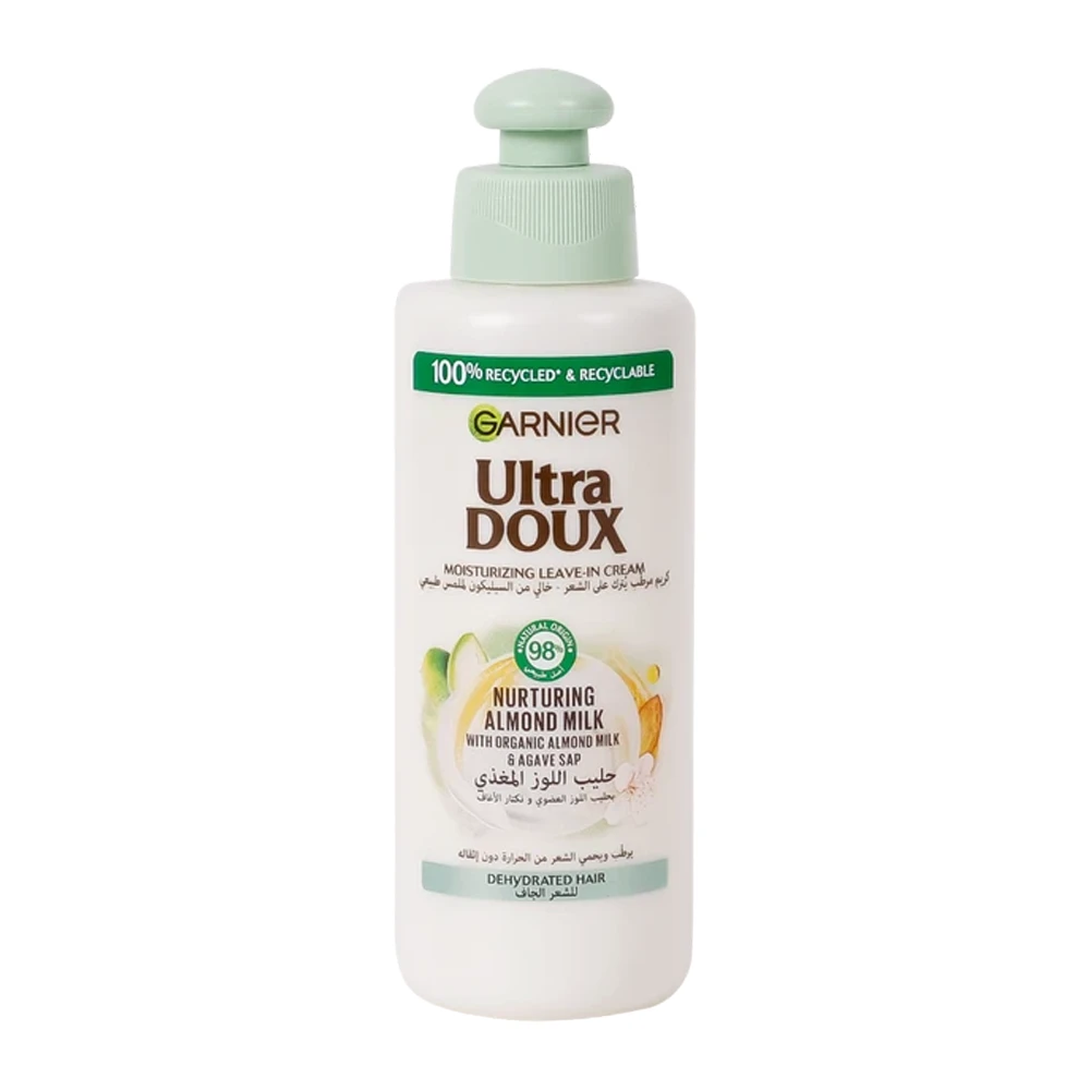 Garnier Ultra Doux Almond Milk Moisturizing Leave-In Cream - 200ml