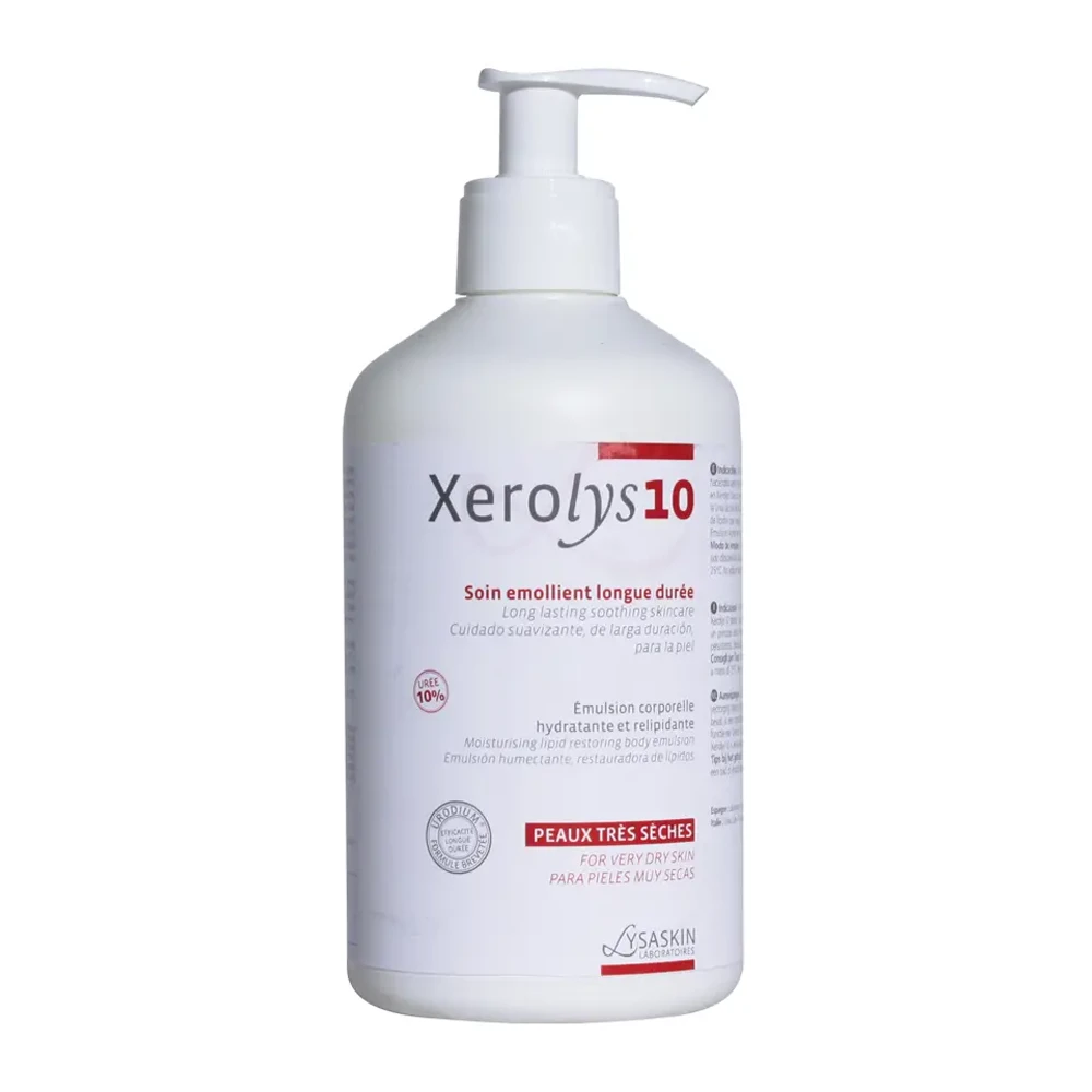 Lysaskin Xerolys 10 Emollient Emulsion For Very Dry Skin - 500 ml