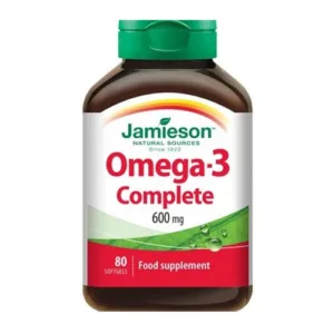 Jamieson Omega 3 Complete 600mg - 80 Softgels