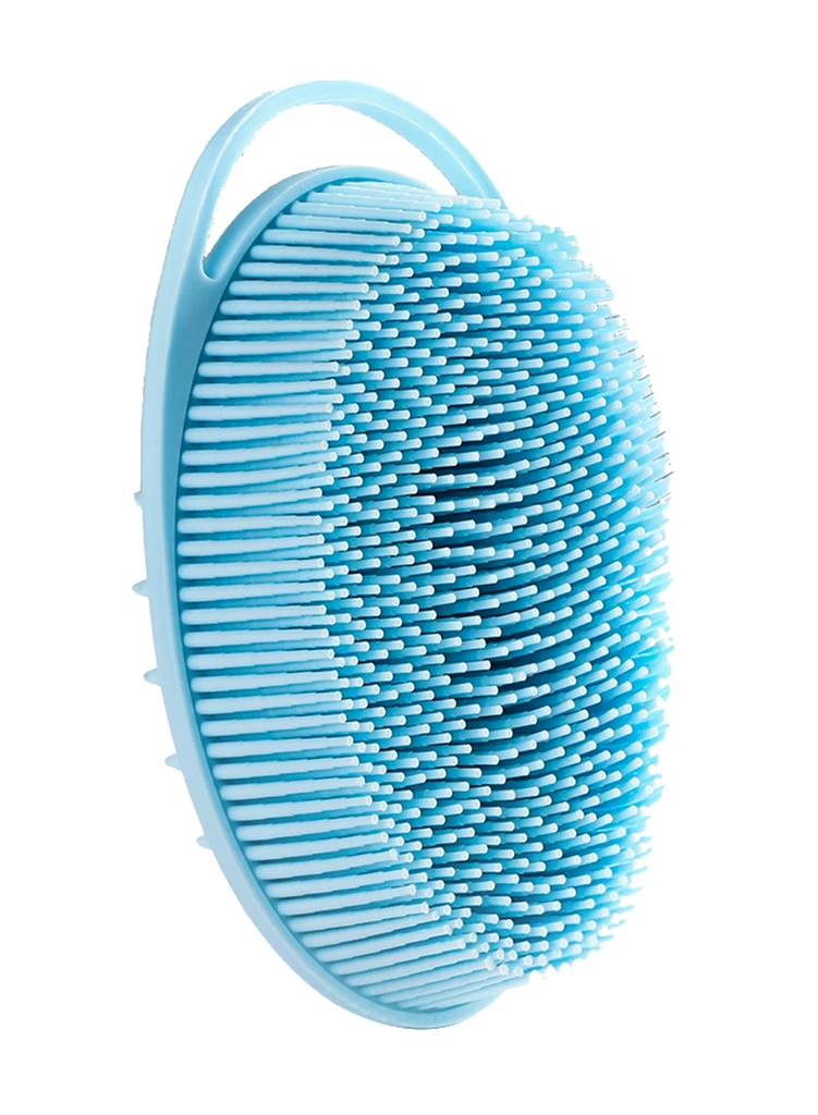 Mella Body and Scalp Bath Silicone Brush – Blue