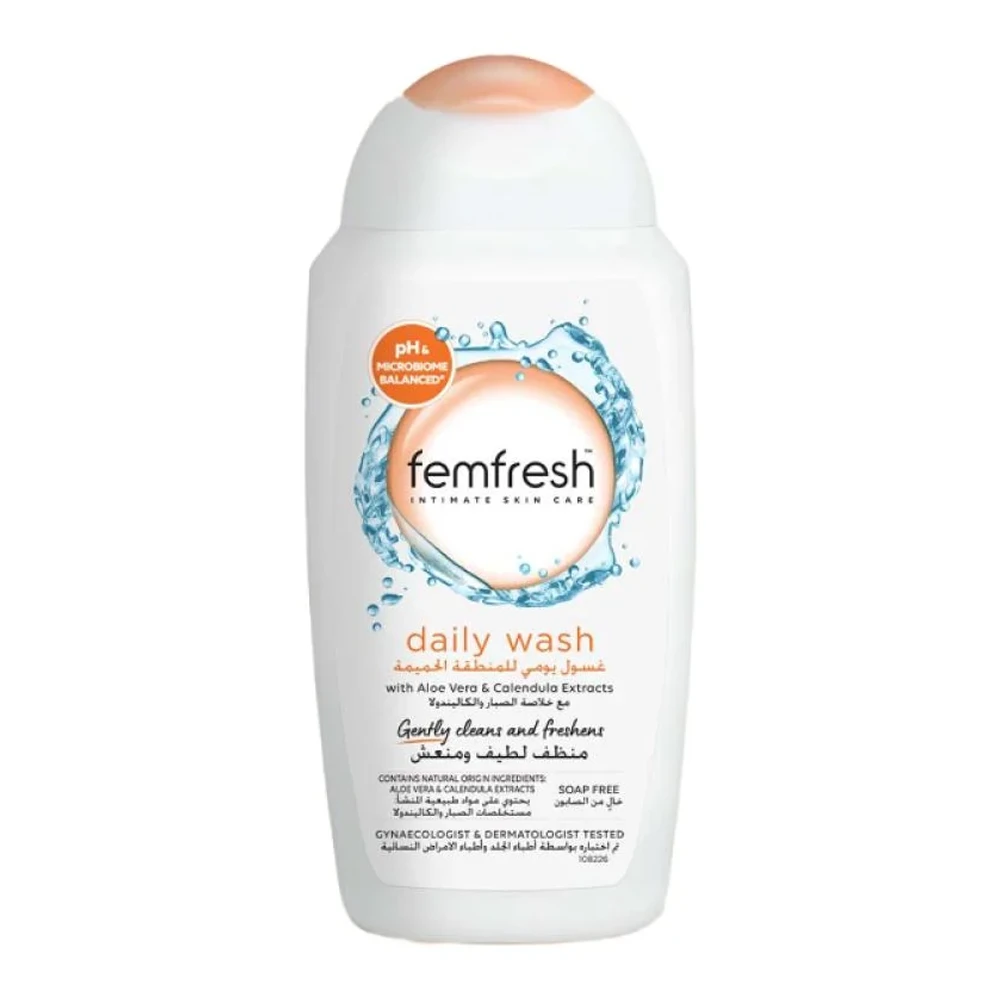 Femfresh Daily Intimate Wash With Aloe Vera - 250ml