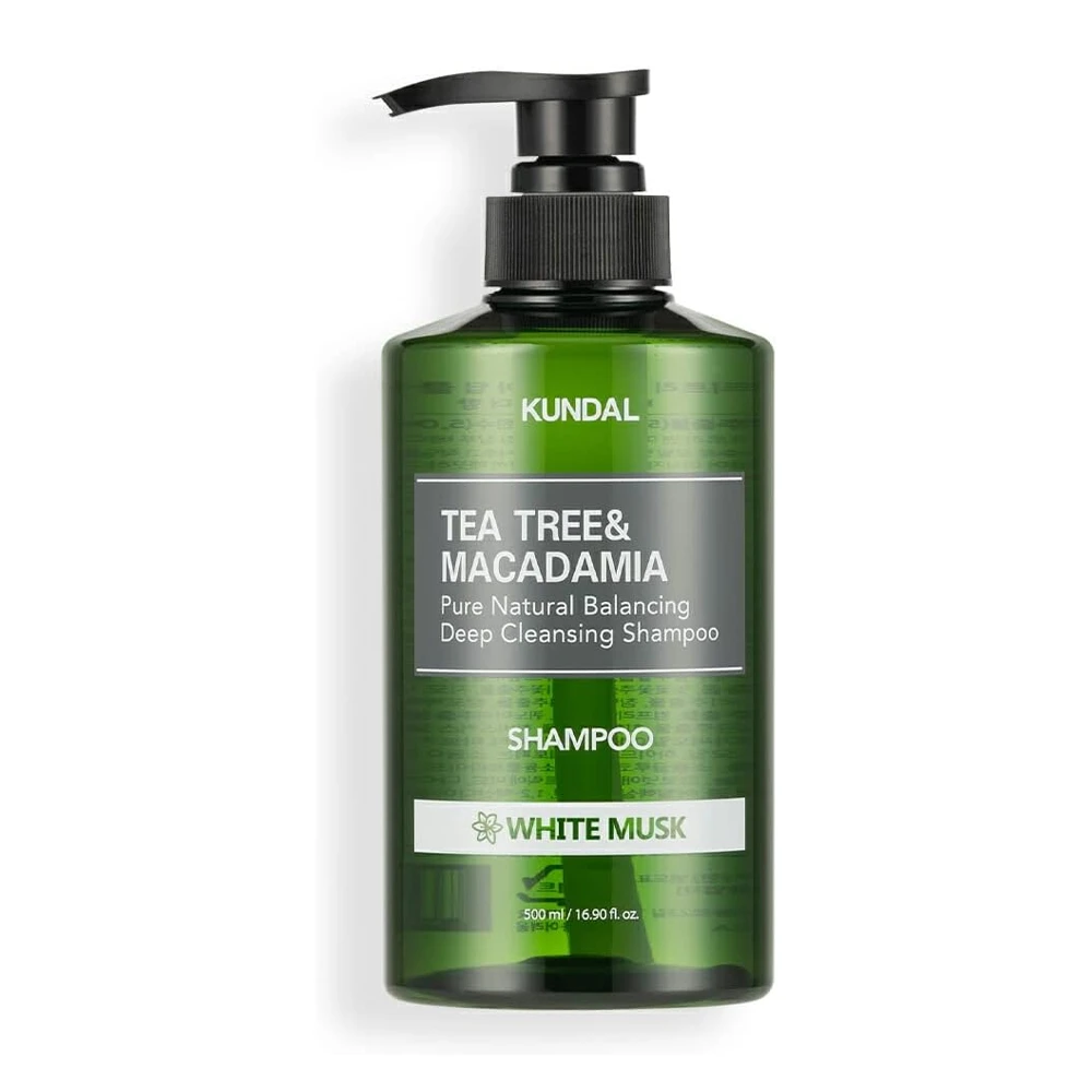 Kundal Tea Tree & Macadamia Deep Cleansing Shampoo White Musk - 500 ml