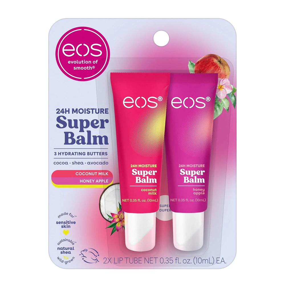 eos Coconut Milk & Honey Apple Super Balm - 2 Pieces