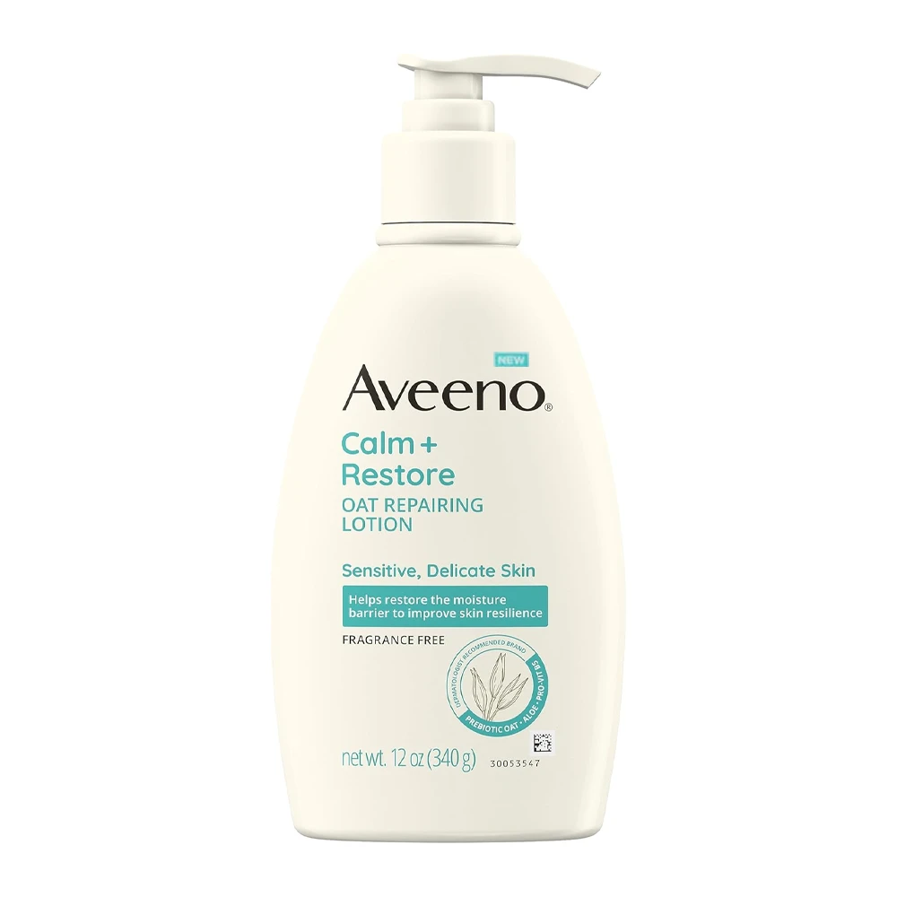 Aveeno Calm+ Restore Oat Repairing Lotion For Sensitive Skin - 340 g