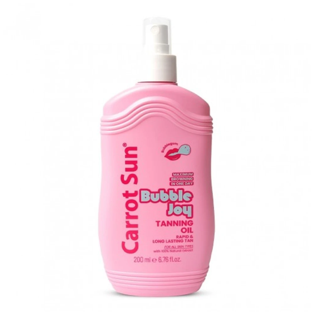 Carrot Sun Bubble Joy Tanning Oil - 200ml