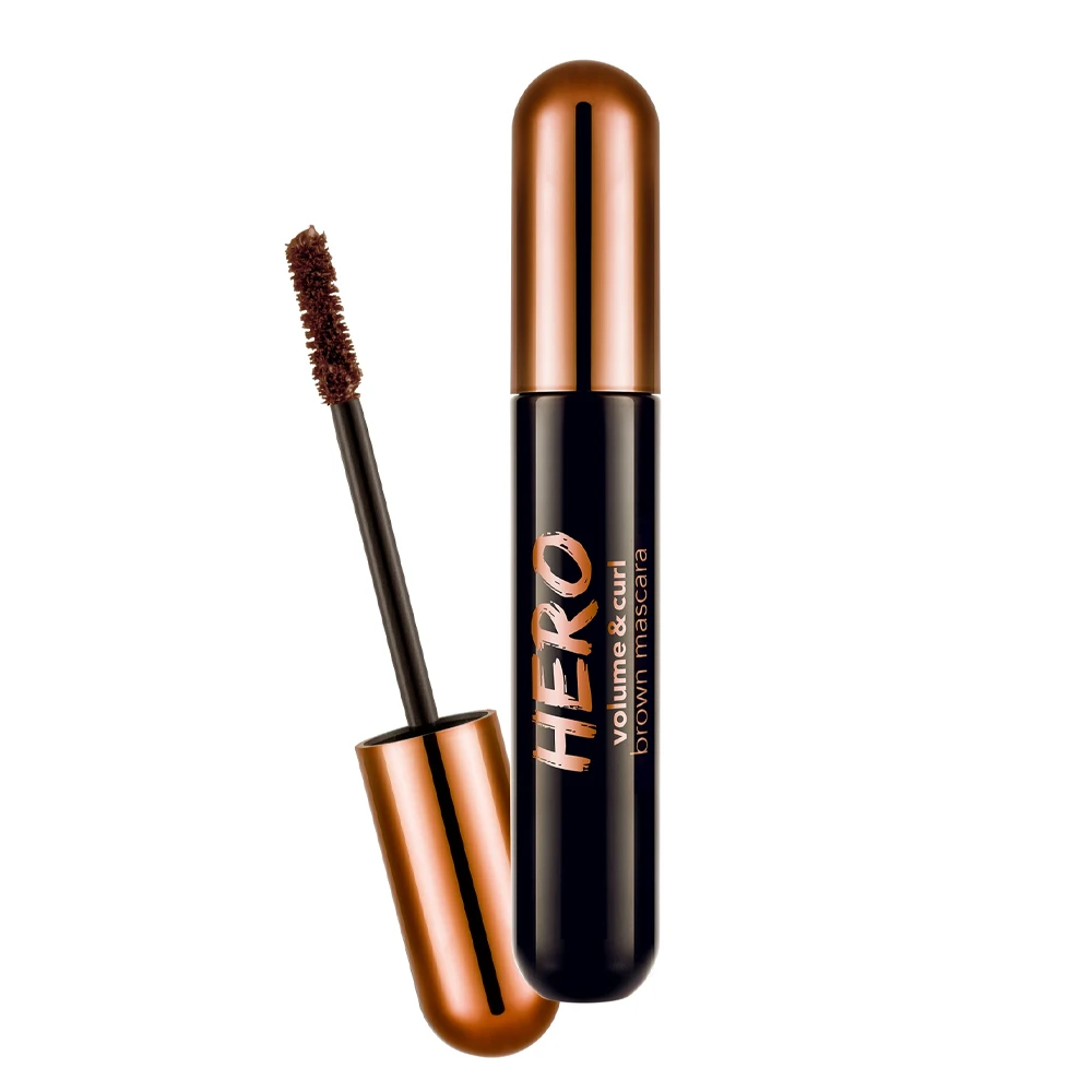 Flormar Hero Volume & Curl Mascara - Brown