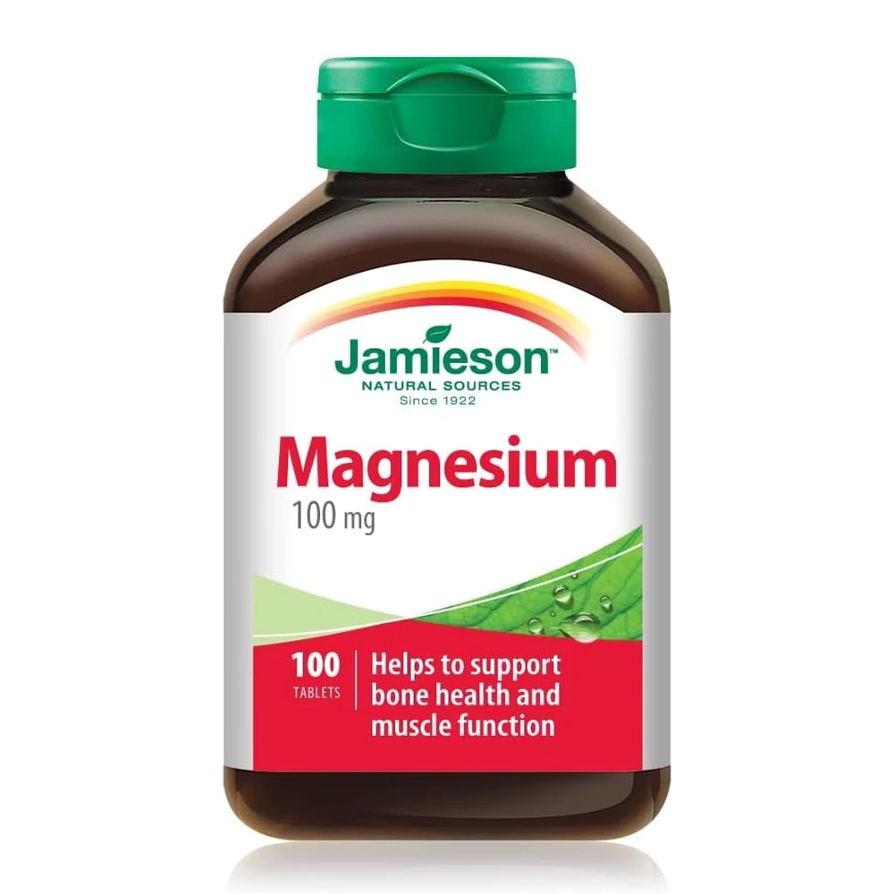 Jamieson Magnesium 100 mg - 100 Tablets