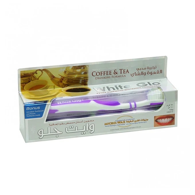 White Glo Extra Strength Whitening Toothpaste - 150gm