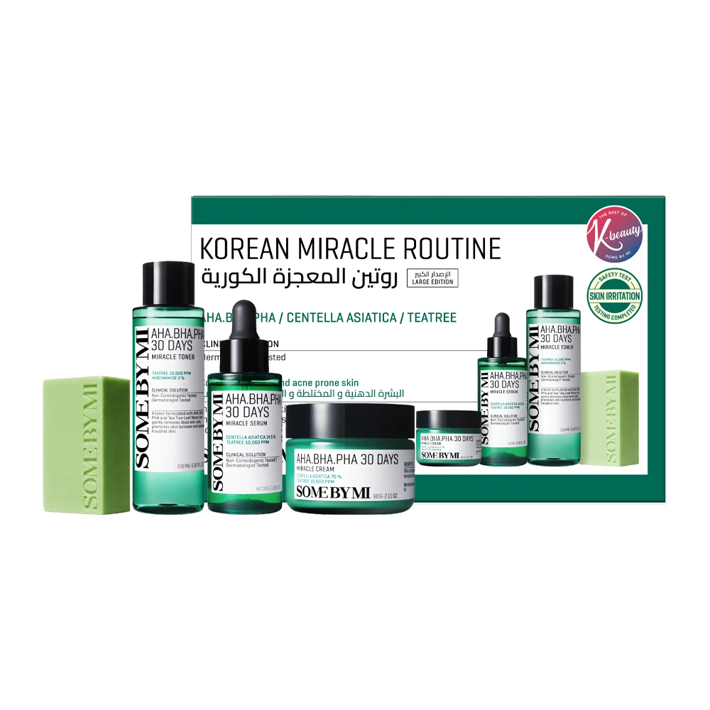 Some By Mi AHA. BHA. PHA 30 Days Miracle Starter - Large Edition - 4 Pieces