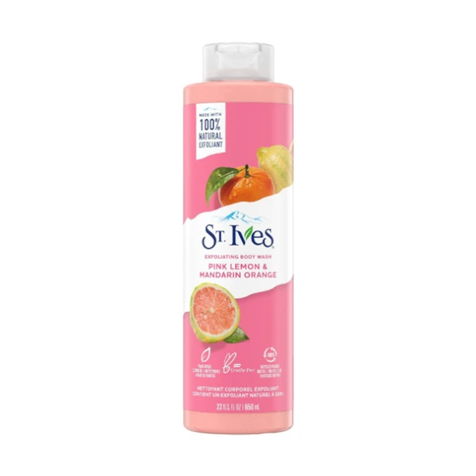 St. Ives pink lemon & mandarin orange Body Wash - 650ml