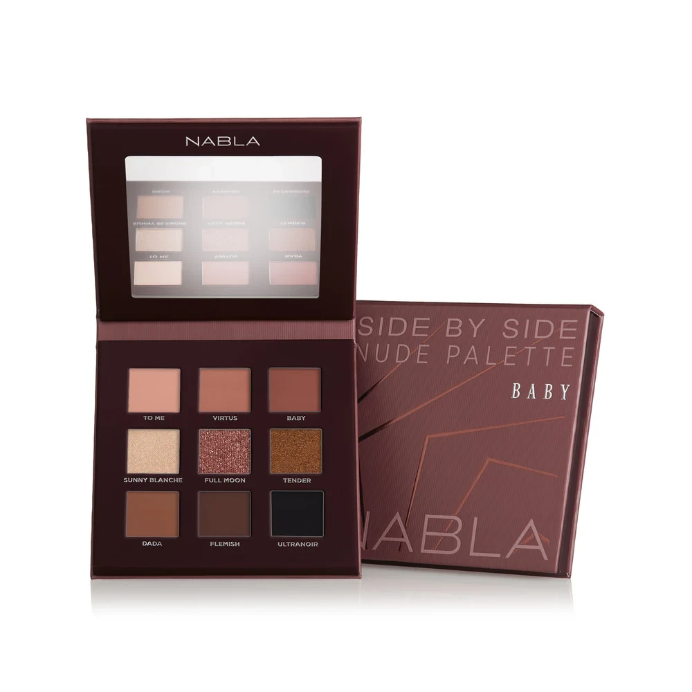 NABLA Side by Side Nude Eyeshadow Palette Baby