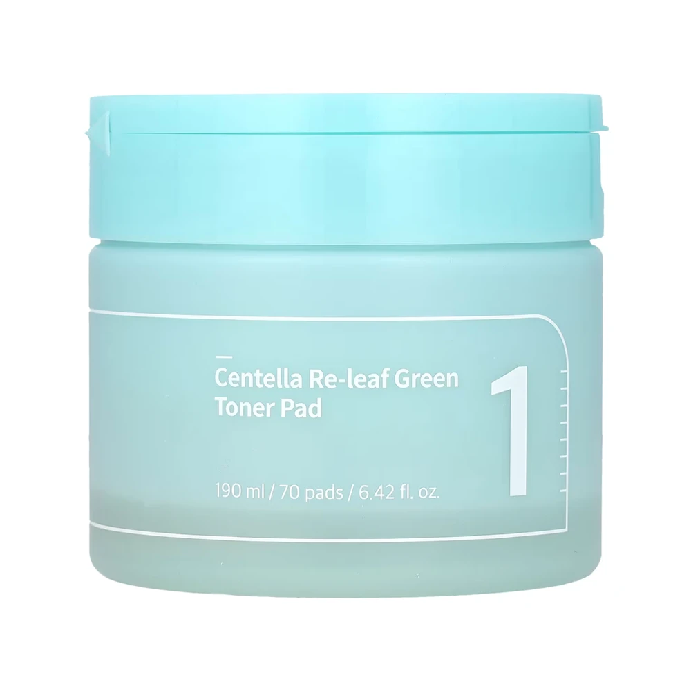 Numbuzin No.1 Centella Re-leaf Green Toner Pad - 70 Pads