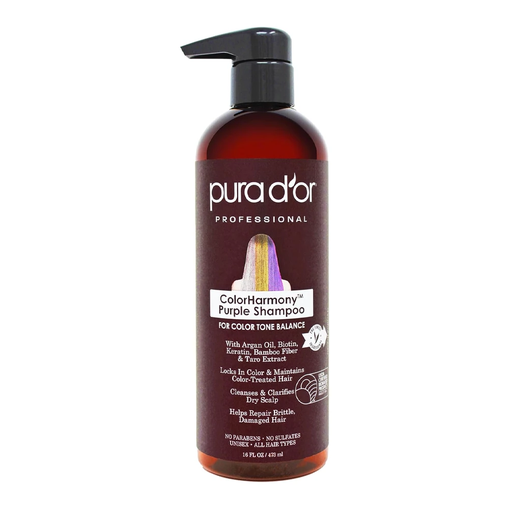 Pura d'or Color Harmony Purple Shampoo - 473ml