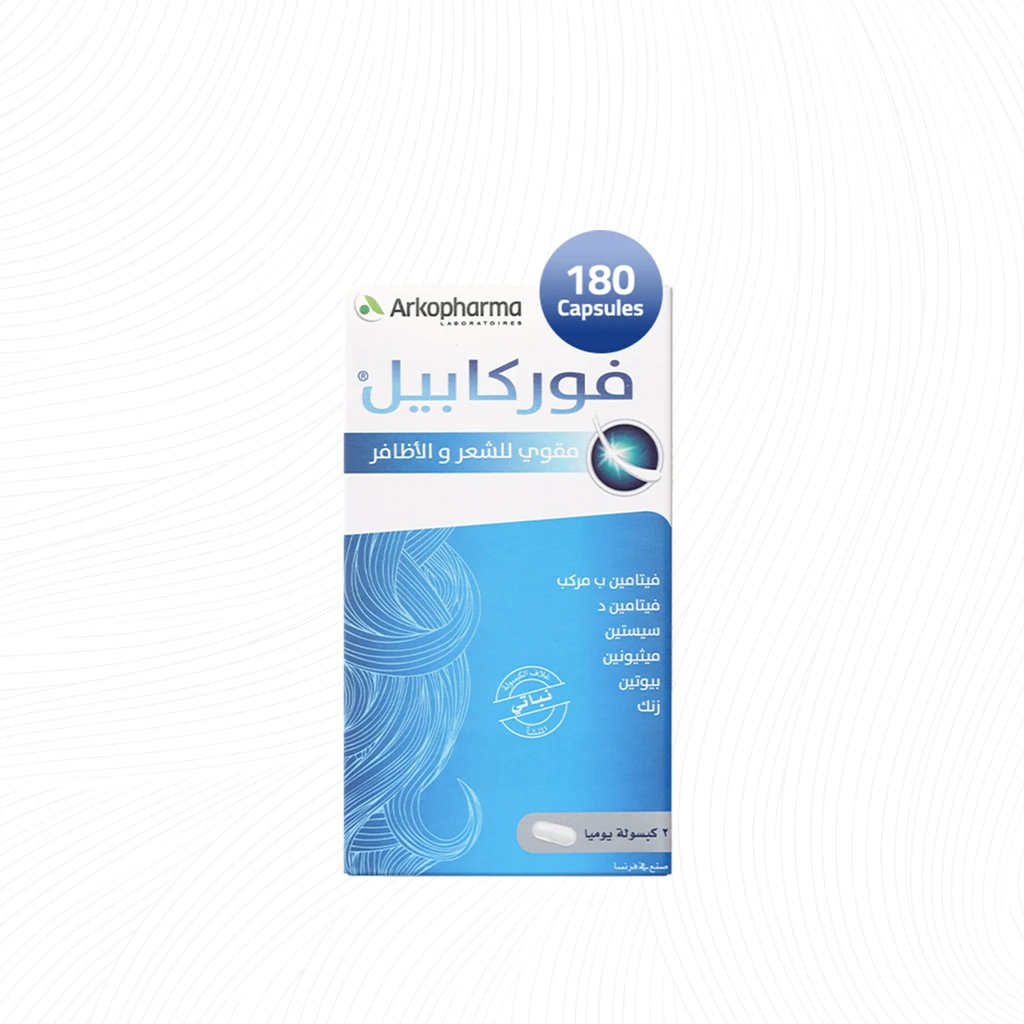 Forcapil Hair And Nail Strengthening Capsules- 180 Capsules