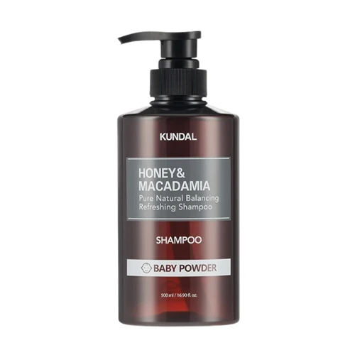 Kundal Honey & Natural Macadamia Shampoo with Baby Powder - 500 ml