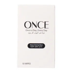 Once Abaya Cleaning Wipes - 10 Pieces