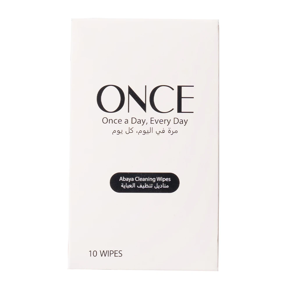 Once Abaya Cleaning Wipes - 10 Pieces