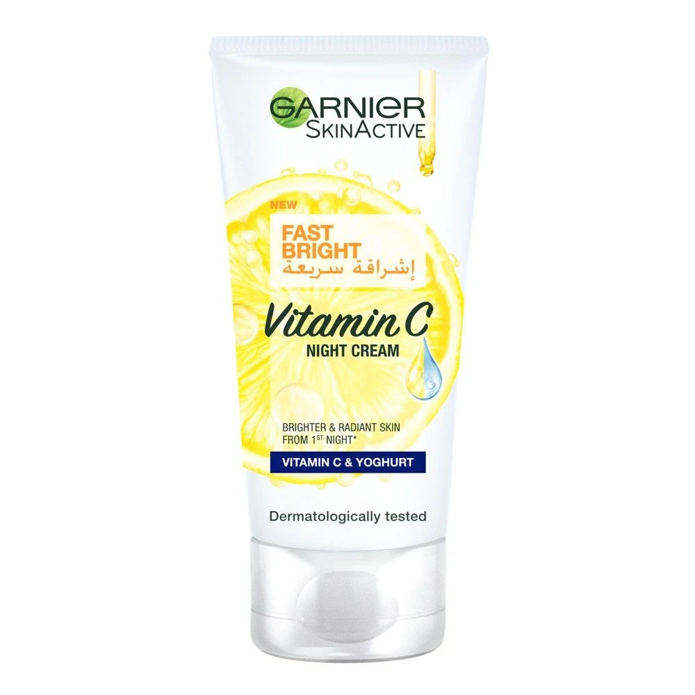 Garnier SkinActive Fast Bright Vitamin C Night Cream - 50ml