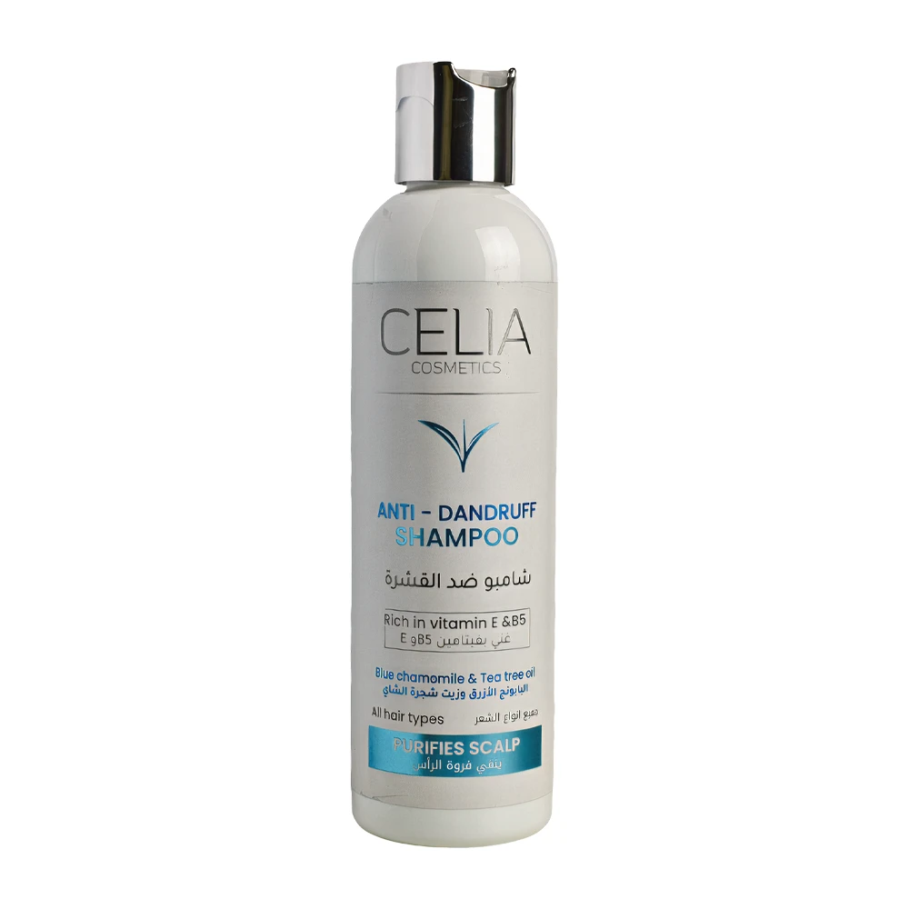 Celia Blue Chamomile & Tea Tree Oil Anti-Dandruff Shampoo - 350 ml
