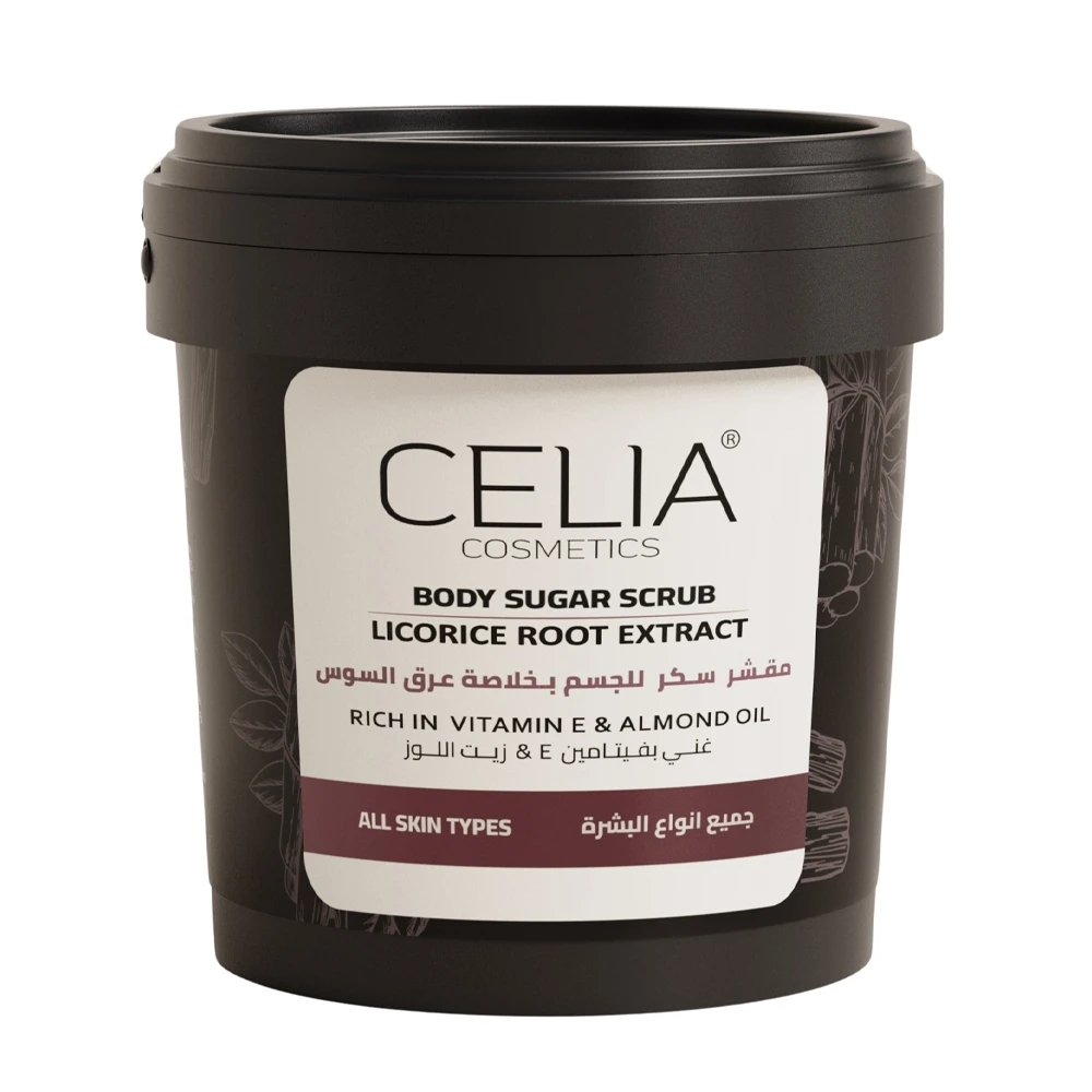 Celia Body Sugar Scrub Licorice Root Extract - 600 gm