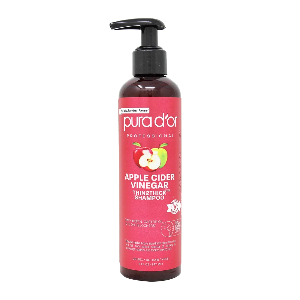 Pura d'or Apple Cider Vinegar Thin2Thick Shampoo - 237ml