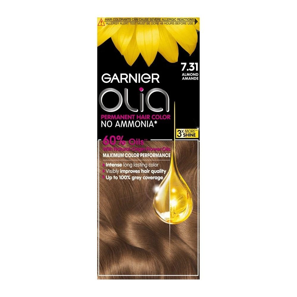 Garnier Olia No Ammonia Permanent Hair Color - Almond