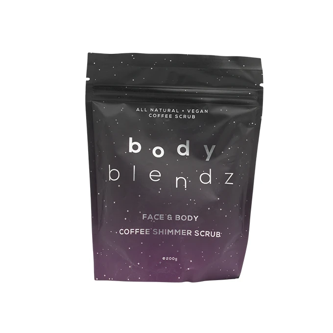 bodyblendz Face & Body Coffee Shimmer Scrub - 200g